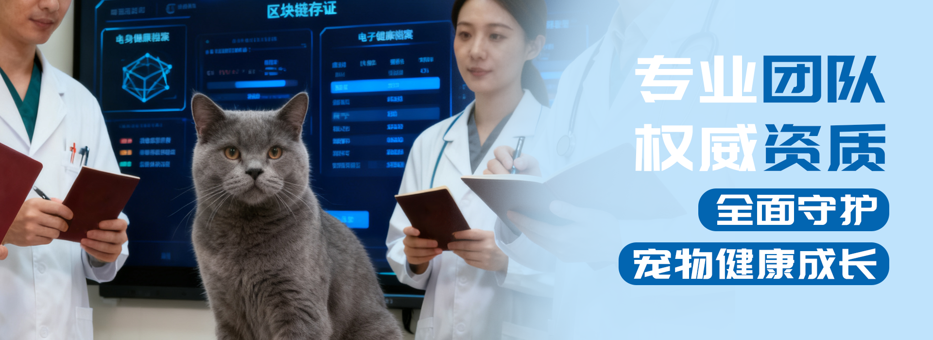 专业团队、权威资质· 全面守护宠物健康成长